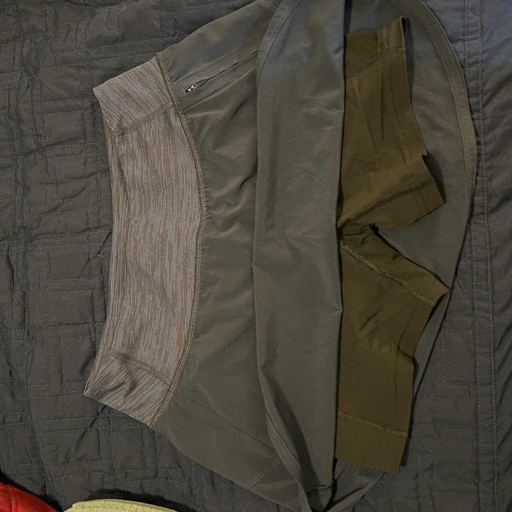 1short and one skirt. They are both work out cloth they are both small!